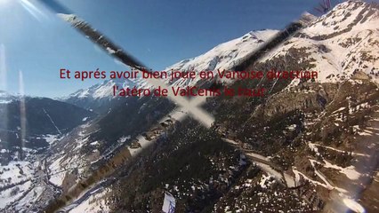 Vol à Ski en LC Goose - ValCenis 14 03 2014