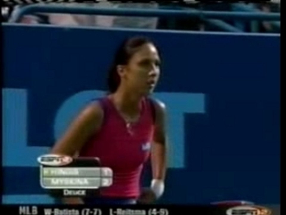 2002 New Haven QF Myskina vs. Hingis (2)