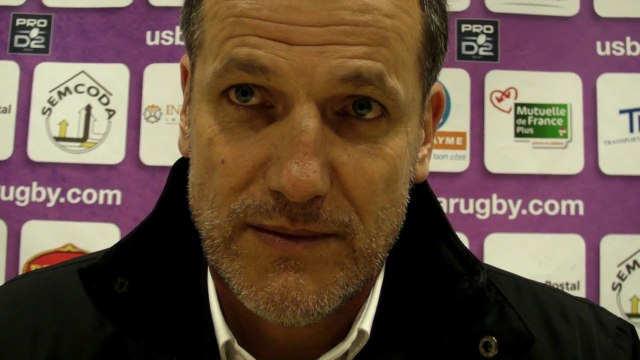 Rugby Pro D2 - Christophe Niogret réagit après USB - La Rochelle