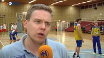 Coach Arjan Taaij en aanvoerder Dennis Borst. - RTV Noord