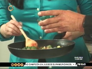 El periodista Sergio Novelli visitó este sábado a "La cocinita de Sindy"