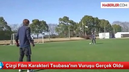 Çizgi Film Karakteri Tsubasa'nın Vuruşu Gerçek Oldu