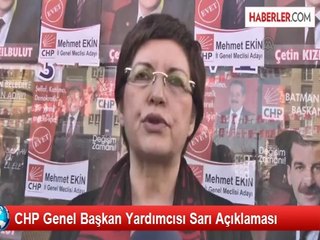 CHP Genel Başkan Yardımcısı Sarı Açıklaması