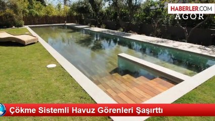 Çökme Sistemli Havuz Görenleri Şaşırttı