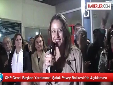 CHP Genel Başkan Yardımcası Şafak Pavey Balıkesir'de Açıklaması