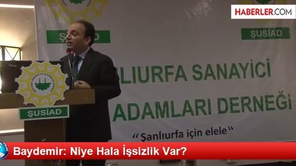 Baydemir: Niye Hala İşsizlik Var?