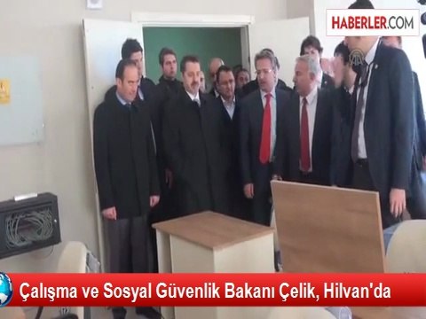 Çalışma ve Sosyal Güvenlik Bakanı Çelik, Hilvan'da