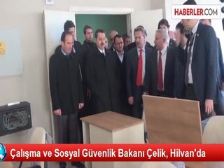 Çalışma ve Sosyal Güvenlik Bakanı Çelik, Hilvan'da