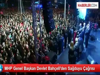 MHP Genel Başkan Devlet Bahçeli'den Sağduyu Çağrısı