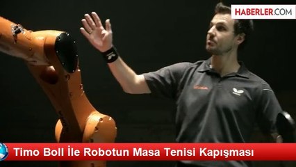 Timo Boll ile robotun masa tenisi kapışması
