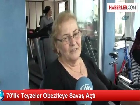 70'lik Teyzeler Obeziteye Savaş Açtı