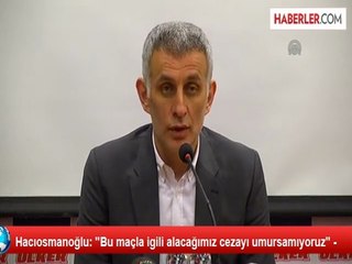 Trabzonspor Başkanı Hacıosmanoğlu'nun Basın Toplantısı