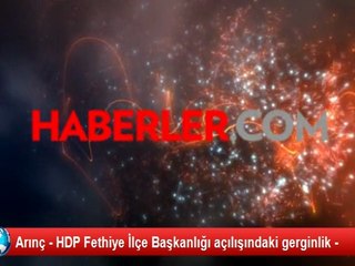 Arınç, Hdp Binasına Saldırı Olayını Değerlendirdi