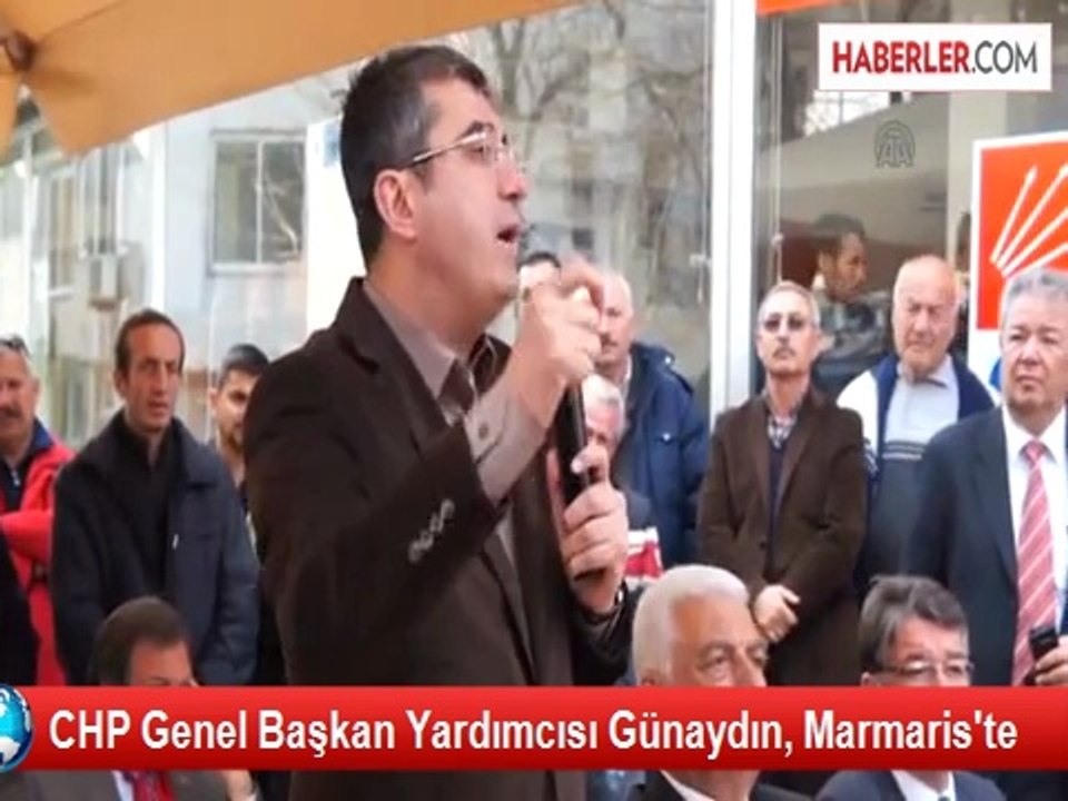 CHP Genel Başkan Yardımcısı Günaydın, Marmaris'te Açıklaması
