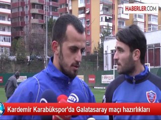 Kardemir Karabükspor'da Galatasaray Maçı Hazırlıkları