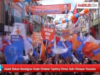 Bakan Bozdağ: "Dinlemelerin Çok Olması Üzücü"