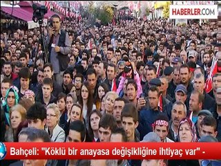 MHP Genel Başkanı Devlet Bahçeli Edirne'de