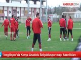 İnegölspor'da Konya Anadolu Selçukluspor Maçı Hazırlıkları