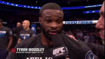 UFC 171: Tyron Woodley Octagon Interview