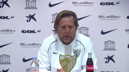 Schuster: ''Este es el Málaga que tiene que jugar de aquí al final de temporada''