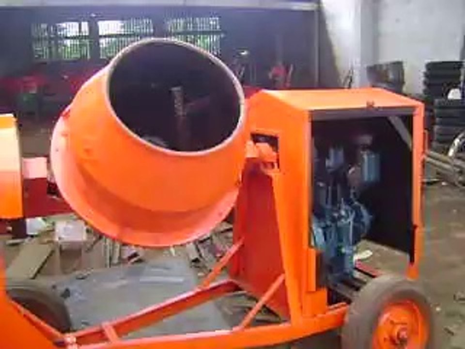 cement mixer machine with diesel engine