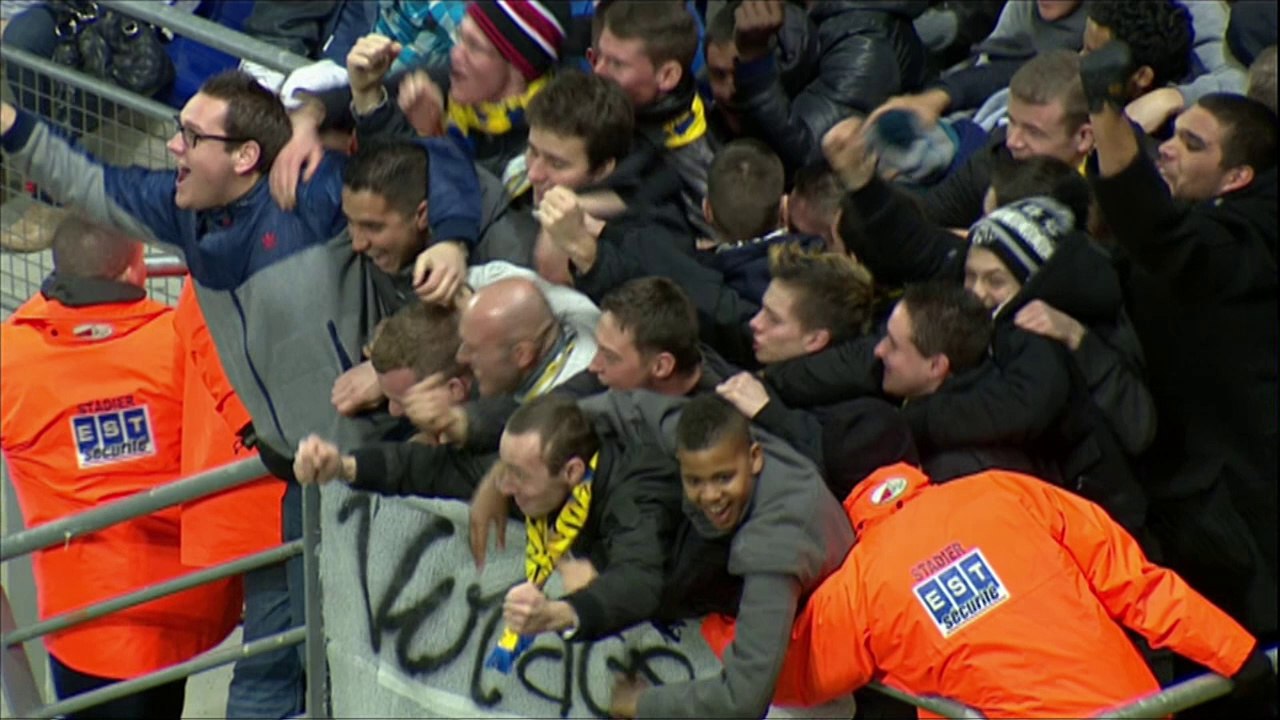 But Stoppila SUNZU (79ème) - FC Sochaux-Montbéliard - FC Lorient - (2-0) - 15/03/14 - (FCSM-FCL)