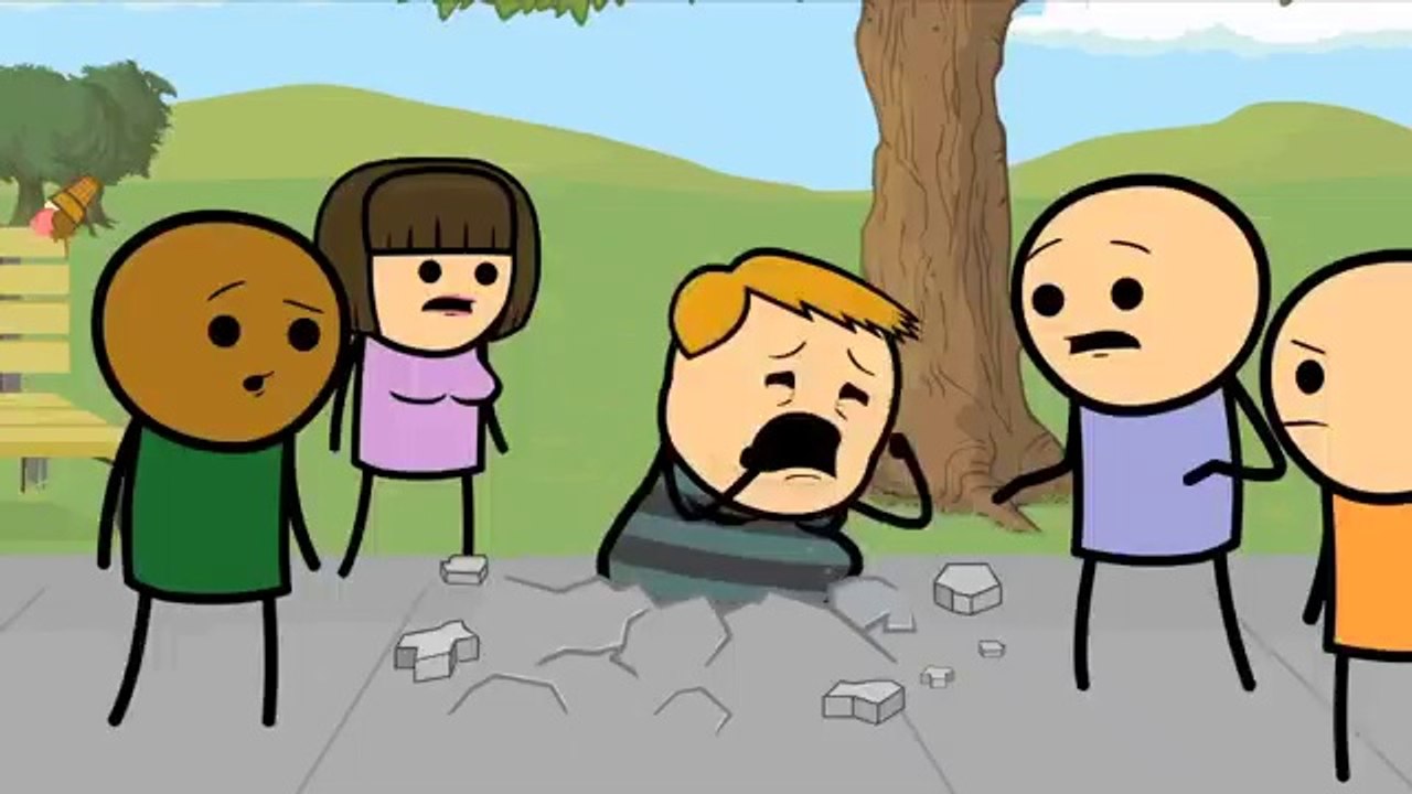 Cyanide and Happiness stuck