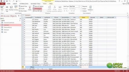 19. MS.Access 2013 in Urdu - Default Values