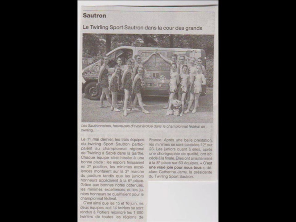 Sautron Twirling Sport en image