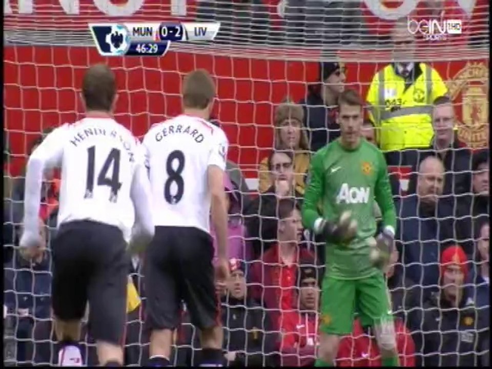مانشيستر يونايتد × ليفربول - - الدوري الإنجليزي 2014 - هدف جيرارد الثاني