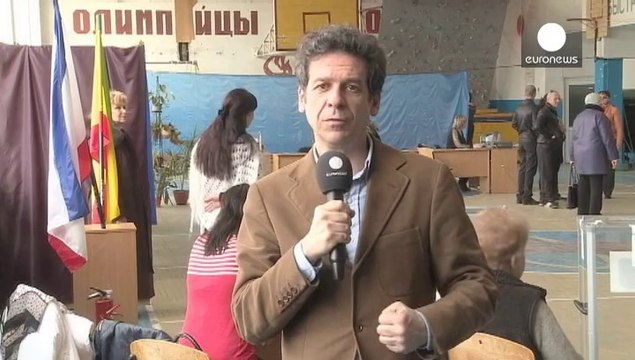 Crimean Tatars boycott vote as pro-Russians prepare for victory