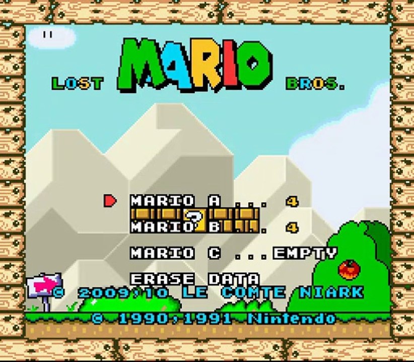 Série "Mini Hacks" Episode 7 Demo Lost Mario Bros (1/3)