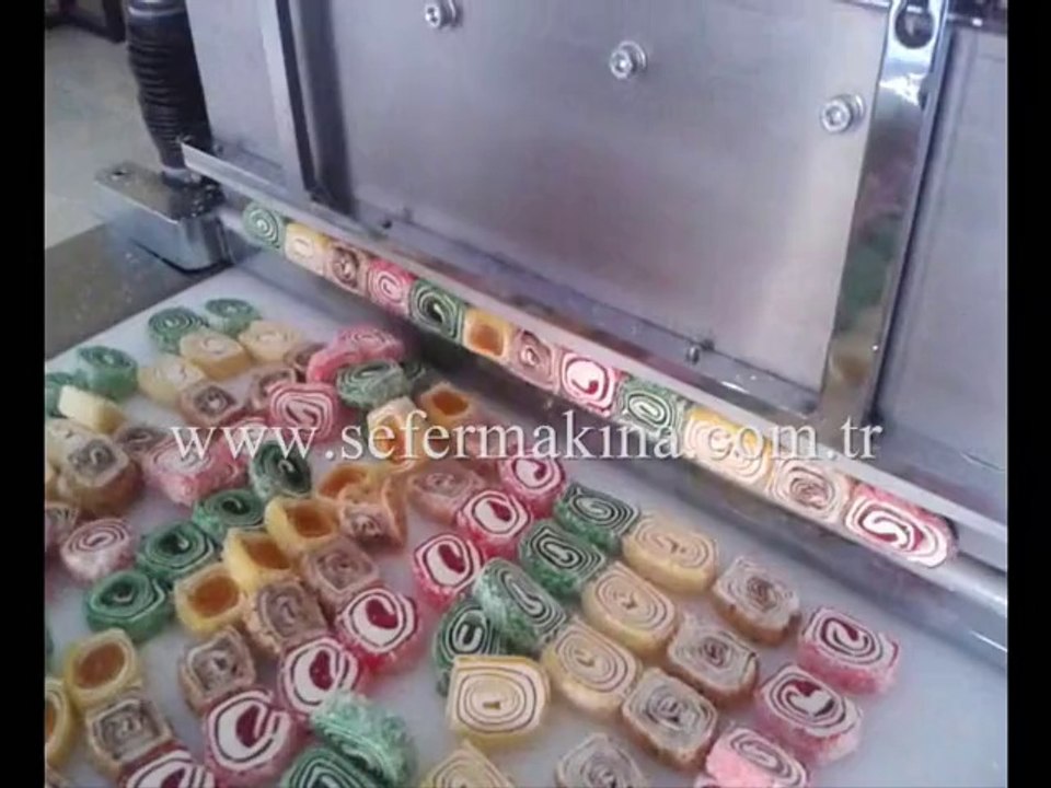 Bantlı Lokum Kesme Makinası - www.sefermakina.com.tr