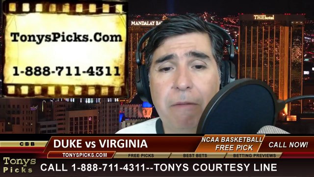 Virginia Cavaliers vs. Duke Blue Devils Pick Prediction NCAA College Basketball Odds Preview 3-16-2014