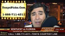 Florida Gators vs. Kentucky Wildcats Pick Prediction NCAA College Basketball Odds Preview 3-16-2014