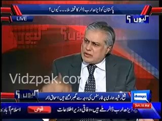 Sheikh Rasheed muft ke aadhi hain , unhe Allah se darna chahiye :- Ishaq Dar