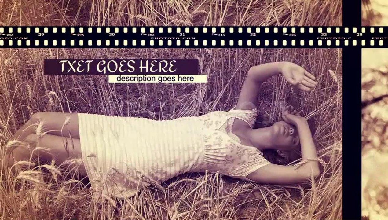 Film Fashion Slide - After Effects Template
