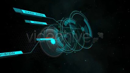 futuristic vision logo string - After Effects Template