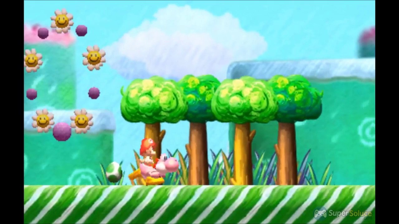 Yoshi's new island : monde 1-2