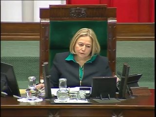 Poseł Elżbieta Rafalska - Wystąpienie z dnia 13 marca 2014 roku.