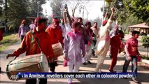 Indians, Nepalese celebrate Hindu festival Holi