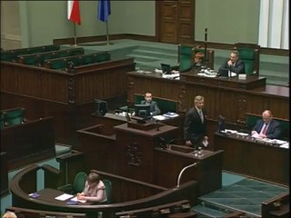 Poseł Stanisław Wziątek - Wystąpienie z dnia 13 marca 2014 roku.