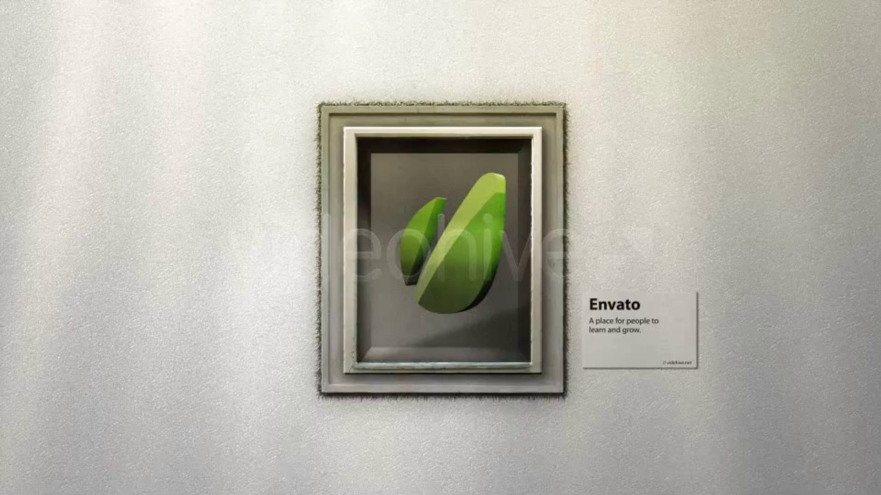 Peaceful Logo Presented Inside A Wall - After Effects Template