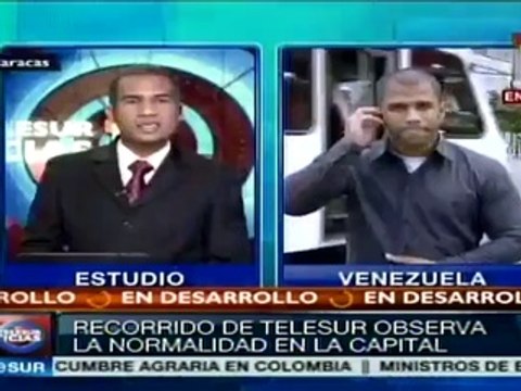 Movilizaciones en Caracas de opositores y leales al chavismo