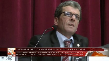 DP Foça Belediye Başkan Adayı Haluk Bozkurt