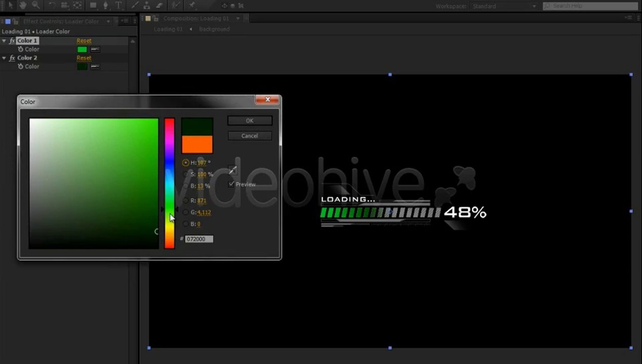 Futuristic Loading Screen - After Effects Template