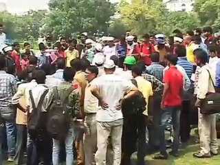 Arvind Kejriwal's Youth Meeting at Connaught place