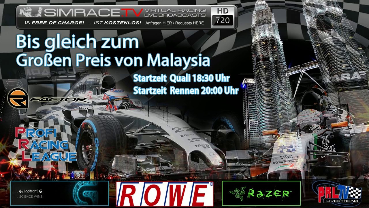 PRL F1 Saison 2014 - Rennen 02 Malaysia Part 2