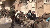 A Yabroud, les soldats syriens savourent leur victoire