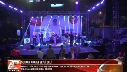 Serkan Acar'a Sevgi Seli